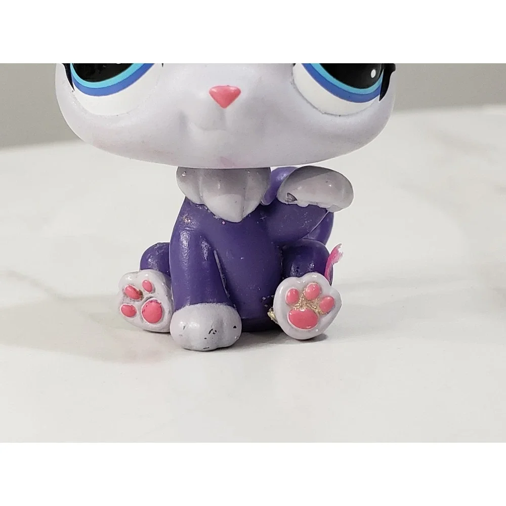 HARD TO FIND -‎ littlest petshop cat #119 g7 purple